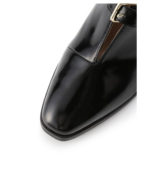 FRAY I.D（フレイアイディー）の「ヒールローファー（フラットシューズ・レディース・BLK/BLKxGLD・36/37/38）」の7枚目の写真