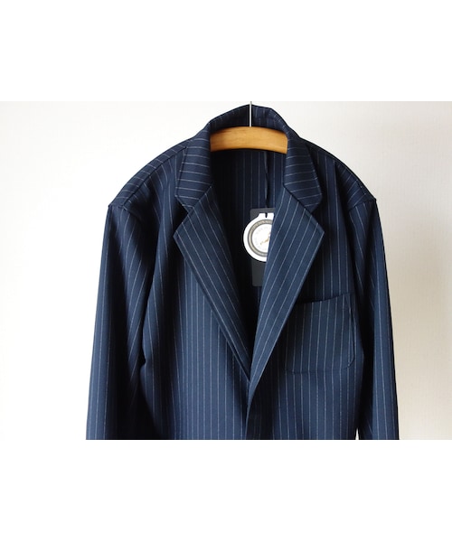 Audience(オーディエンス)の「【完売御礼】Audience オーディエンス ウールライクツイル2Bジャケット&ストレッチイージーパンツ NVY STRIPE ネイビーストライプ※単品でのプライスです(テーラードジャケット・メンズ・その他)」の6枚目の写真