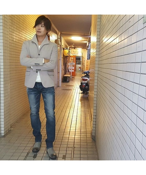 CALL&RESPONSE（コールアンドレスポンス）の「ヘリンボーンイタリアンカラージャケット／ＣＡＬＬ＆ＲＥＳＰＯＮＳＥ　　/  162-1101-18（その他アウター・メンズ・その他）」の2枚目の写真