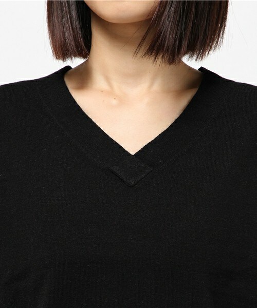 INTERPLANET(インタープラネット)の「エアーニットVネックP/O(ニット/セーター・レディース・ブラック/グレー/ブラウン/レッド・FREE)」の8枚目の写真