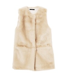 EMODA | BOX FAKE FUR VEST(トップス)