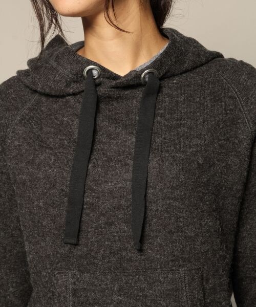 BLISS POINT(ブリスポイント)の「ボンディングパーカー(トップス・チャコールグレー/カーキ・FREE SIZE)」の6枚目の写真