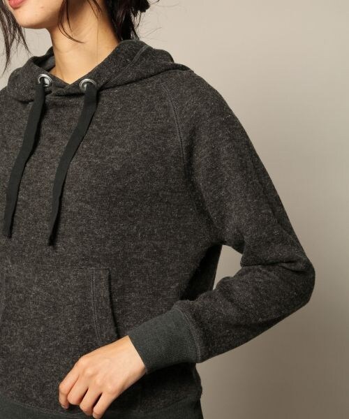 BLISS POINT(ブリスポイント)の「ボンディングパーカー(トップス・チャコールグレー/カーキ・FREE SIZE)」の8枚目の写真