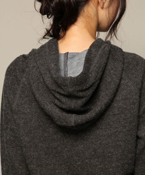 BLISS POINT(ブリスポイント)の「ボンディングパーカー(トップス・チャコールグレー/カーキ・FREE SIZE)」の10枚目の写真