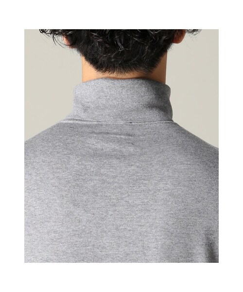 EDIFICE（エディフィス）の「16ゲージタートルネックニット（トップス・ブラック/グレー/ホワイト/ブラウン/キャメル/グリーン/ネイビー/サックスブルー・S/M/L）」の21枚目の写真