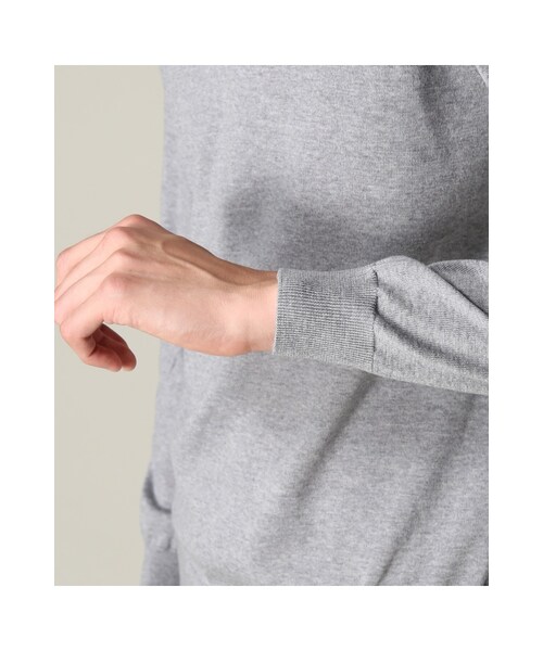 EDIFICE（エディフィス）の「16ゲージタートルネックニット（トップス・ブラック/グレー/ホワイト/ブラウン/キャメル/グリーン/ネイビー/サックスブルー・S/M/L）」の22枚目の写真