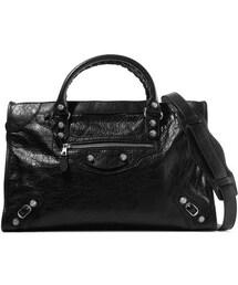 BALENCIAGA | Balenciaga - Giant 12 City Textured-leather Tote - Black(トートバッグ)