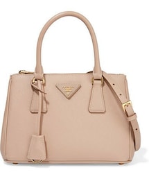 PRADA | Prada - Galleria Small Textured-leather Tote - Beige(トートバッグ)