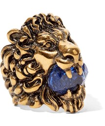 GUCCI | Gucci - Gold-tone Swarovski Crystal Ring(リング)