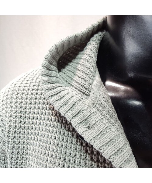 CALL&RESPONSE（コールアンドレスポンス）の「畦編みコットンニットプルオーバーパーカー／ＣＡＬＬ＆ＲＥＳＰＯＮＳＥ　　/  162-1441-06（パーカー・メンズ・その他）」の7枚目の写真