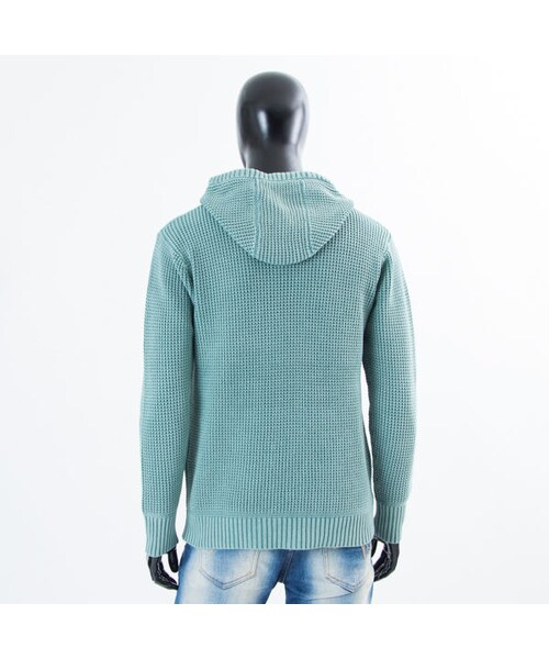 CALL&RESPONSE（コールアンドレスポンス）の「畦編みコットンニットプルオーバーパーカー／ＣＡＬＬ＆ＲＥＳＰＯＮＳＥ　　/  162-1441-06（パーカー・メンズ・その他）」の4枚目の写真