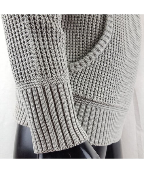 CALL&RESPONSE（コールアンドレスポンス）の「畦編みコットンニットプルオーバーパーカー／ＣＡＬＬ＆ＲＥＳＰＯＮＳＥ　　/  162-1441-06（パーカー・メンズ・その他）」の10枚目の写真