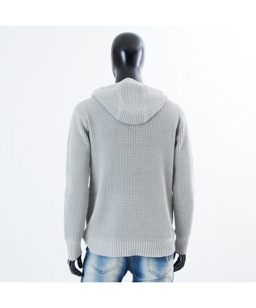 CALL&RESPONSE（コールアンドレスポンス）の「畦編みコットンニットプルオーバーパーカー／ＣＡＬＬ＆ＲＥＳＰＯＮＳＥ　　/  162-1441-06（パーカー・メンズ・その他）」の2枚目の写真