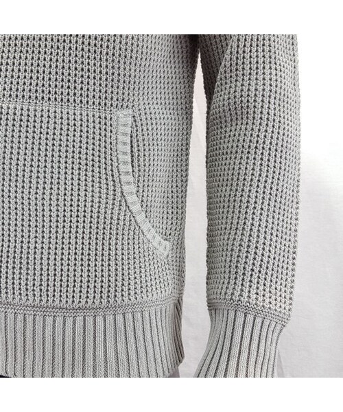 CALL&RESPONSE（コールアンドレスポンス）の「畦編みコットンニットプルオーバーパーカー／ＣＡＬＬ＆ＲＥＳＰＯＮＳＥ　　/  162-1441-06（パーカー・メンズ・その他）」の9枚目の写真