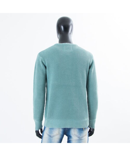 CALL&RESPONSE（コールアンドレスポンス）の「畦編みクルーネックコットンニット／ＣＡＬＬ＆ＲＥＳＰＯＮＳＥ　　/  162-1441-05（ニット/セーター・メンズ・その他）」の2枚目の写真