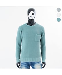 CALL&RESPONSE | あぜ編みクルーネックコットンニット／ＣＡＬＬ＆ＲＥＳＰＯＮＳＥ　162-1441-05(ニット/セーター)