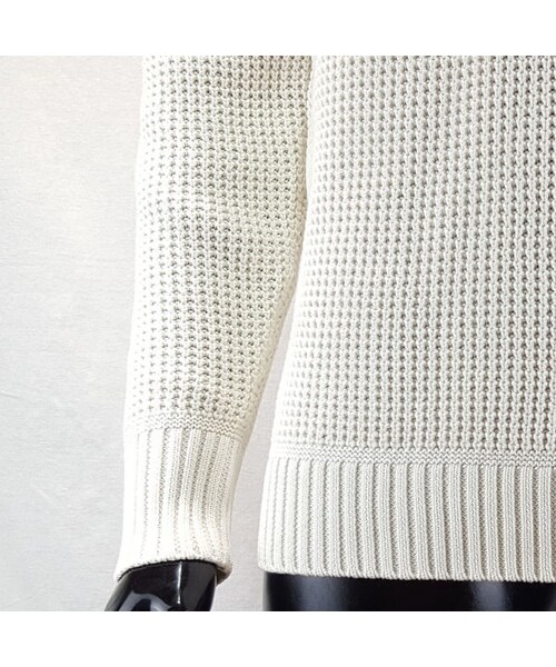 CALL&RESPONSE（コールアンドレスポンス）の「畦編みクルーネックコットンニット／ＣＡＬＬ＆ＲＥＳＰＯＮＳＥ　　/  162-1441-05（ニット/セーター・メンズ・その他）」の9枚目の写真