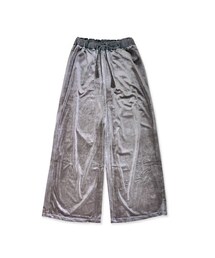 flower | glow velours pants ～ｸﾞﾛｰﾍﾞﾛｱﾊﾟﾝﾂ(その他パンツ)