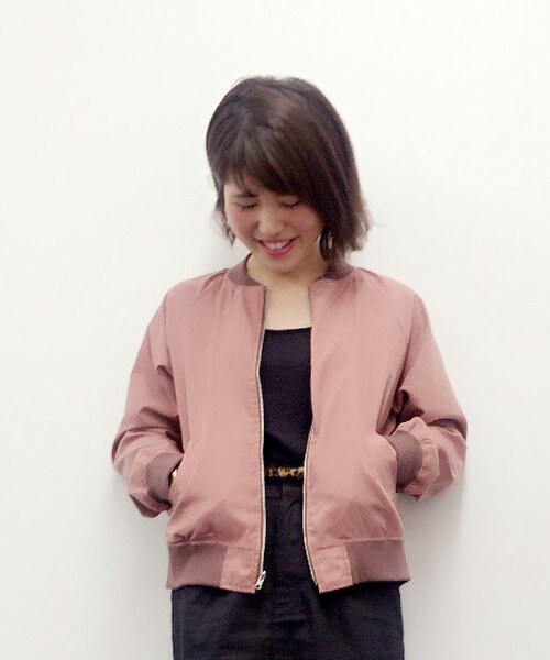 archives（アルシーヴ）の「リバーシブルブルゾン（ブルゾン・レディース・チャコールグレー/ブラウン/レッド・MEDIUM）」の14枚目の写真