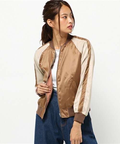 archives（アルシーヴ）の「リバーシブルブルゾン（ブルゾン・レディース・チャコールグレー/ブラウン/レッド・MEDIUM）」の13枚目の写真