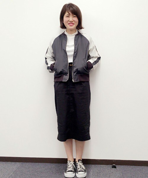 archives（アルシーヴ）の「リバーシブルブルゾン（ブルゾン・レディース・チャコールグレー/ブラウン/レッド・MEDIUM）」の12枚目の写真