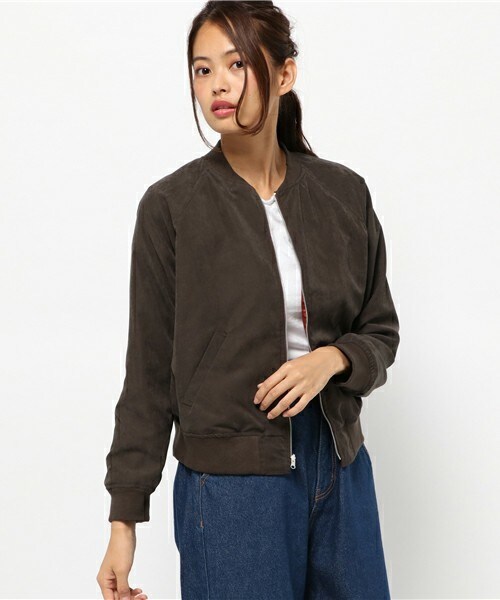 archives（アルシーヴ）の「リバーシブルブルゾン（ブルゾン・レディース・チャコールグレー/ブラウン/レッド・MEDIUM）」の9枚目の写真