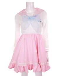 Bobon21 | 猫耳&ハートくり抜きスウェットワンピース(ワンピース)