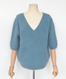 DHOLIC | アンゴラ混ミニマルニットプルオーバー(ニット/セーター)