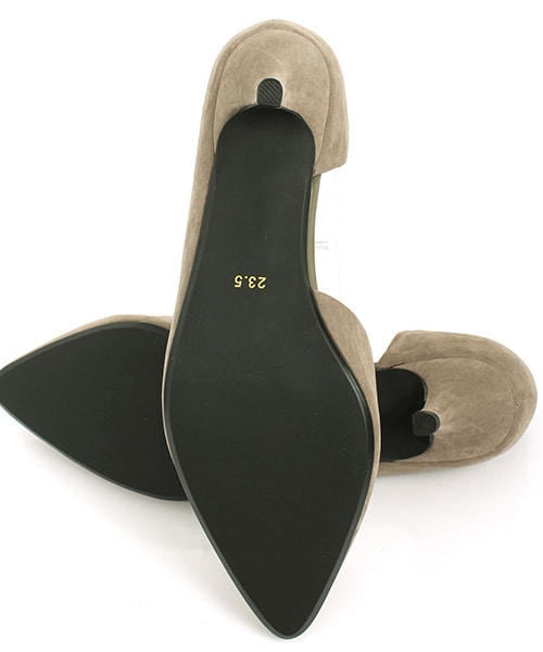 RANDA(ランダ)の「3E/COTTON STEPS/サイドオープンプレーンパンプス(シューズ・レディース・グレージュ/ダークベージュ/ブラック/ブルー/レッド・22.0/22.5/23.0/23.5/24.0/24.5/25.0/25.5)」の9枚目の写真