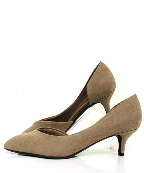 RANDA(ランダ)の「3E/COTTON STEPS/サイドオープンプレーンパンプス(シューズ・レディース・グレージュ/ダークベージュ/ブラック/ブルー/レッド・22.0/22.5/23.0/23.5/24.0/24.5/25.0/25.5)」の10枚目の写真
