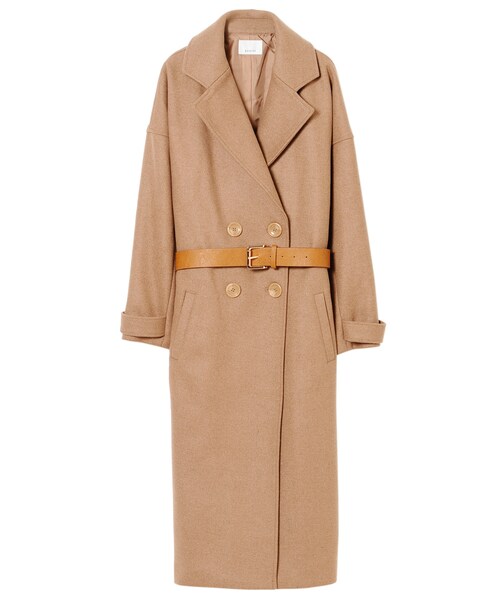 EGOIST（エゴイスト）の「【予約10月下旬入荷予定】オーバーサイズベルト付コート（ジャケット/アウター・レディース・BLACK/BEIGE/GRAY・Size : 1 /）」の12枚目の写真