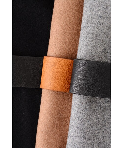 EGOIST（エゴイスト）の「【予約10月下旬入荷予定】オーバーサイズベルト付コート（ジャケット/アウター・レディース・BLACK/BEIGE/GRAY・Size : 1 /）」の10枚目の写真