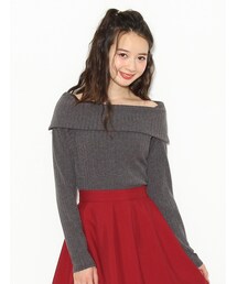 Honeys | オフタートルプルオーバー(トップス)