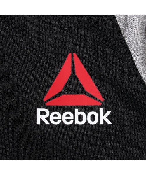 Reebok（リーボック）の「ワンシリーズ Wハイブリッドスウェット フルジップパーカー Reebok（リーボック）（その他・メンズ・ミディアムグレイヘザー/ブラック/ブラック/ブラック/ミディアムグレイヘザー/ライオット レッド・S身長162~168cm胸囲85~91cm/M身長167~173cm胸囲89~95cm/L身長172~178cm胸囲93~99cm/O身長177~183cm胸囲97~103cm/XO身長182~188cm胸囲101~107cm/2XO身長187~193cm胸囲105~111cm）」の5枚目の写真