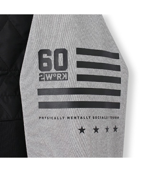 Reebok（リーボック）の「ワンシリーズ Wハイブリッドスウェット フルジップパーカー Reebok（リーボック）（その他・メンズ・ミディアムグレイヘザー/ブラック/ブラック/ブラック/ミディアムグレイヘザー/ライオット レッド・S身長162~168cm胸囲85~91cm/M身長167~173cm胸囲89~95cm/L身長172~178cm胸囲93~99cm/O身長177~183cm胸囲97~103cm/XO身長182~188cm胸囲101~107cm/2XO身長187~193cm胸囲105~111cm）」の9枚目の写真