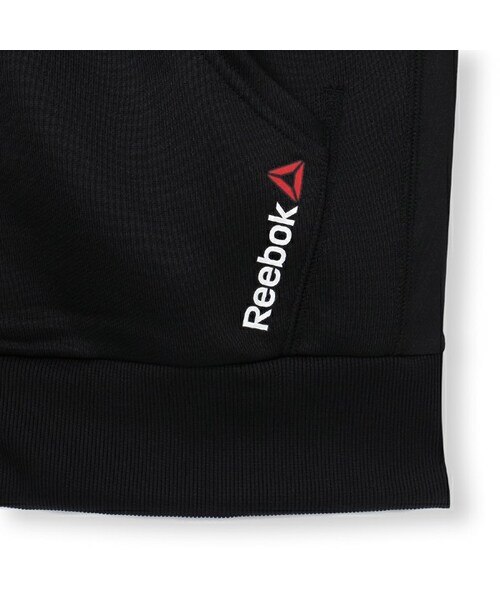 Reebok（リーボック）の「ワンシリーズ Wハイブリッドスウェット フルジップパーカー Reebok（リーボック）（その他・メンズ・ミディアムグレイヘザー/ブラック/ブラック/ブラック/ミディアムグレイヘザー/ライオット レッド・S身長162~168cm胸囲85~91cm/M身長167~173cm胸囲89~95cm/L身長172~178cm胸囲93~99cm/O身長177~183cm胸囲97~103cm/XO身長182~188cm胸囲101~107cm/2XO身長187~193cm胸囲105~111cm）」の14枚目の写真