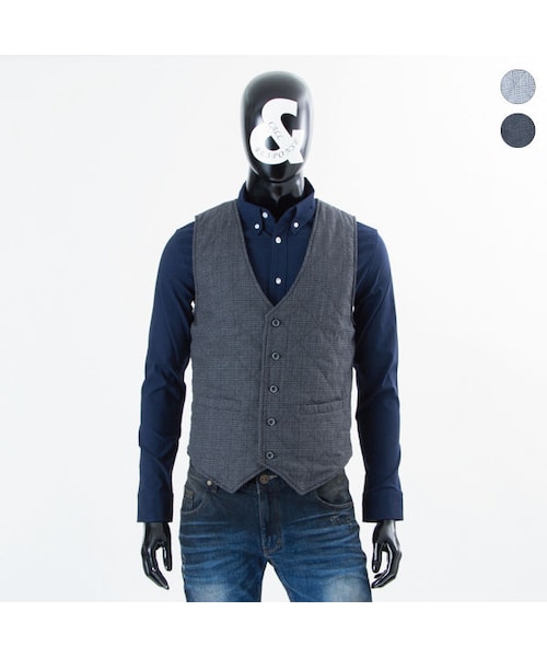 CALL&RESPONSE(コールアンドレスポンス)の「【シンサレートで薄いのに暖かい】キルティングベスト/CALL&RESPONSE / 162-1104-07(その他アウター・メンズ・その他)」の1枚目の写真