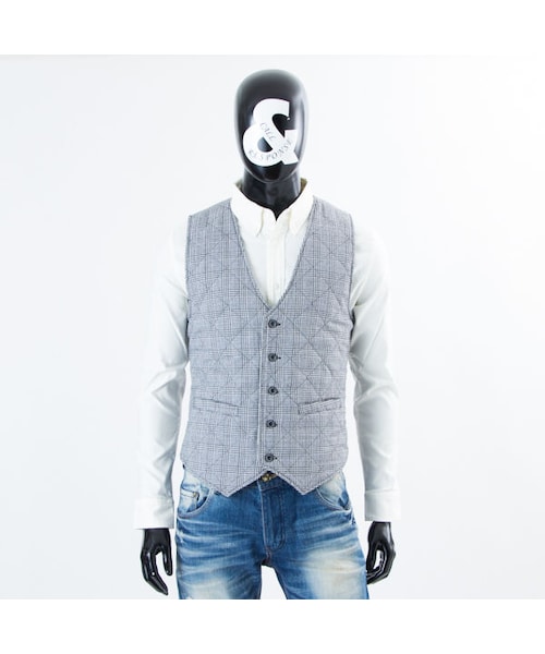 CALL&RESPONSE(コールアンドレスポンス)の「【シンサレートで薄いのに暖かい】キルティングベスト/CALL&RESPONSE / 162-1104-07(その他アウター・メンズ・その他)」の6枚目の写真