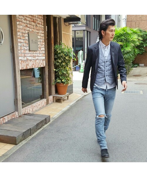 CALL&RESPONSE(コールアンドレスポンス)の「【シンサレートで薄いのに暖かい】キルティングベスト/CALL&RESPONSE / 162-1104-07(その他アウター・メンズ・その他)」の5枚目の写真