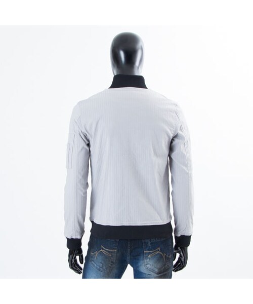 CALL&RESPONSE（コールアンドレスポンス）の「ジャガードストライプMA-1／ＣＡＬＬ＆ＲＥＳＰＯＮＳＥ　　/  162-1103-06（ブルゾン・メンズ・その他）」の6枚目の写真