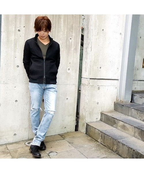 CALL&RESPONSE（コールアンドレスポンス）の「ジャガードストライプMA-1／ＣＡＬＬ＆ＲＥＳＰＯＮＳＥ　　/  162-1103-06（ブルゾン・メンズ・その他）」の2枚目の写真