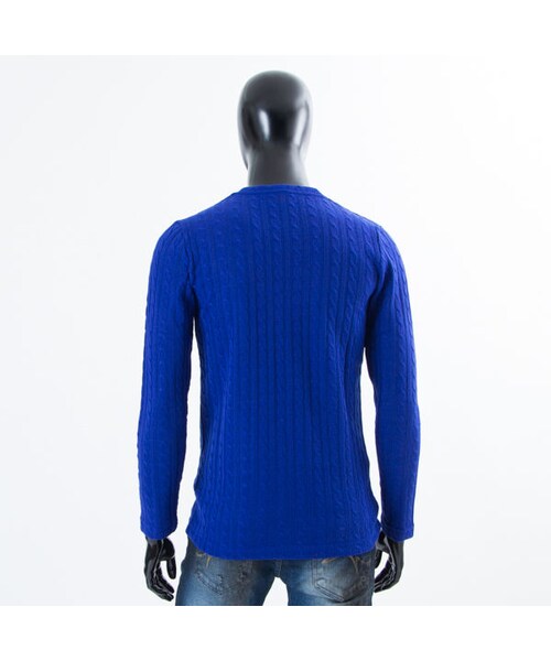 CALL&RESPONSE（コールアンドレスポンス）の「ケーブルニットＶネック長袖ＴＥＥ／ＣＡＬＬ＆ＲＥＳＰＯＮＳＥ　　/  162-1321-05（ニット/セーター・メンズ・その他）」の4枚目の写真