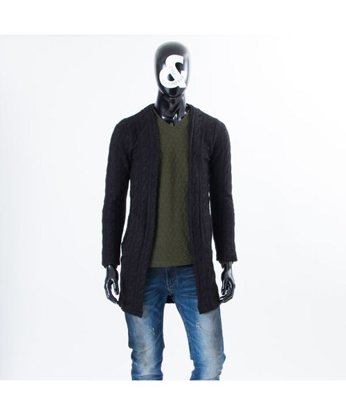 CALL&RESPONSE（コールアンドレスポンス）の「ケーブルニットロングカーディガン  /  ＣＡＬＬ＆ＲＥＳＰＯＮＳＥ　　/  162-1444-07（カーディガン/ボレロ・メンズ・その他）」の5枚目の写真