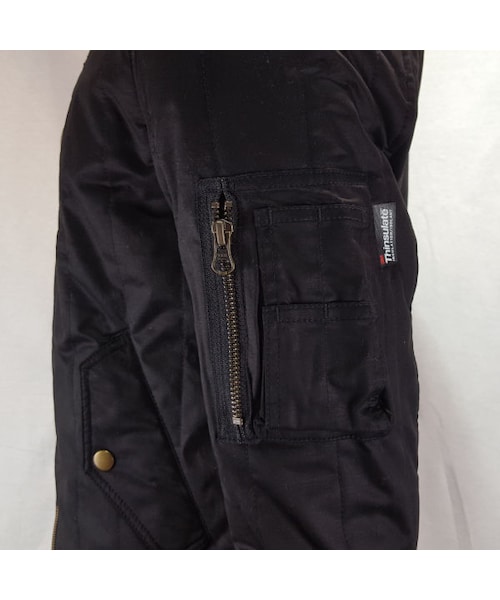 CALL&RESPONSE（コールアンドレスポンス）の「【シンサレートで薄いのに暖かい】Ｌ－2　ＭＯＤＥＬ　高機能中綿フライトジャケット／ＣＡＬＬ＆ＲＥＳＰＯＮＳＥ　162-1103-11（ブルゾン・メンズ・その他）」の9枚目の写真