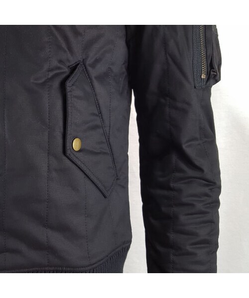 CALL&RESPONSE（コールアンドレスポンス）の「【シンサレートで薄いのに暖かい】Ｌ－2　ＭＯＤＥＬ　高機能中綿フライトジャケット／ＣＡＬＬ＆ＲＥＳＰＯＮＳＥ　162-1103-11（ブルゾン・メンズ・その他）」の7枚目の写真