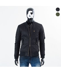 CALL&RESPONSE | 【シンサレートで薄いのに暖かい】Ｌ－2　ＭＯＤＥＬ　高機能中綿フライトジャケット／ＣＡＬＬ＆ＲＥＳＰＯＮＳＥ　162-1103-11(ブルゾン)