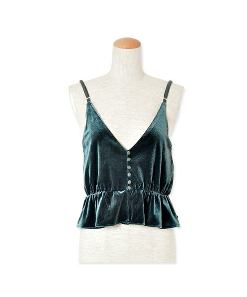 flower（フラワー）の「glow velours cami ～グローベロアキャミ（キャミソール）」 WEAR