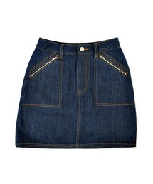 flower | zip denim skirt ～ジップデニムスカート(デニムスカート)
