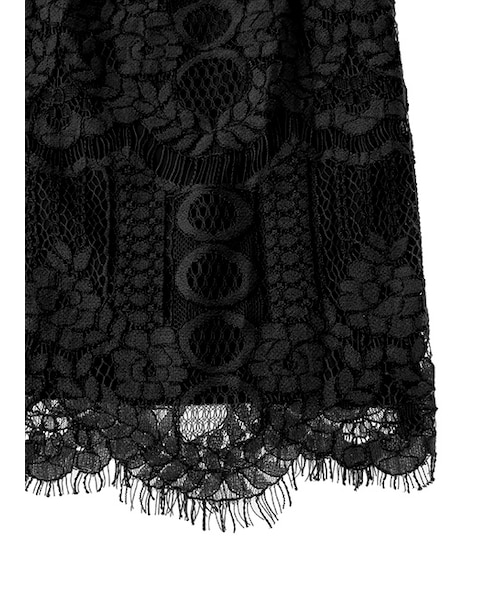 w closet(ダブルクローゼット)の「スカラップレースプルオーバー(トップス・レディース・オフホワイト/ボルドー/ブラック・FREE)」の9枚目の写真