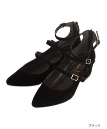 w closet | ３本ベルトヒールパンプス(シューズ)